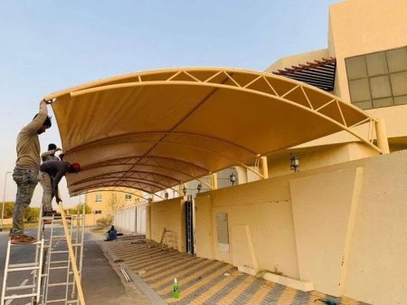 مظلات خارجية وسيارات حي الياسمين:حلول عصرية للتظليل والحماية